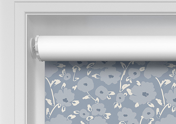 Poppy Field, Dusky Blue - Twist&Fit Roller Blind - Image 10